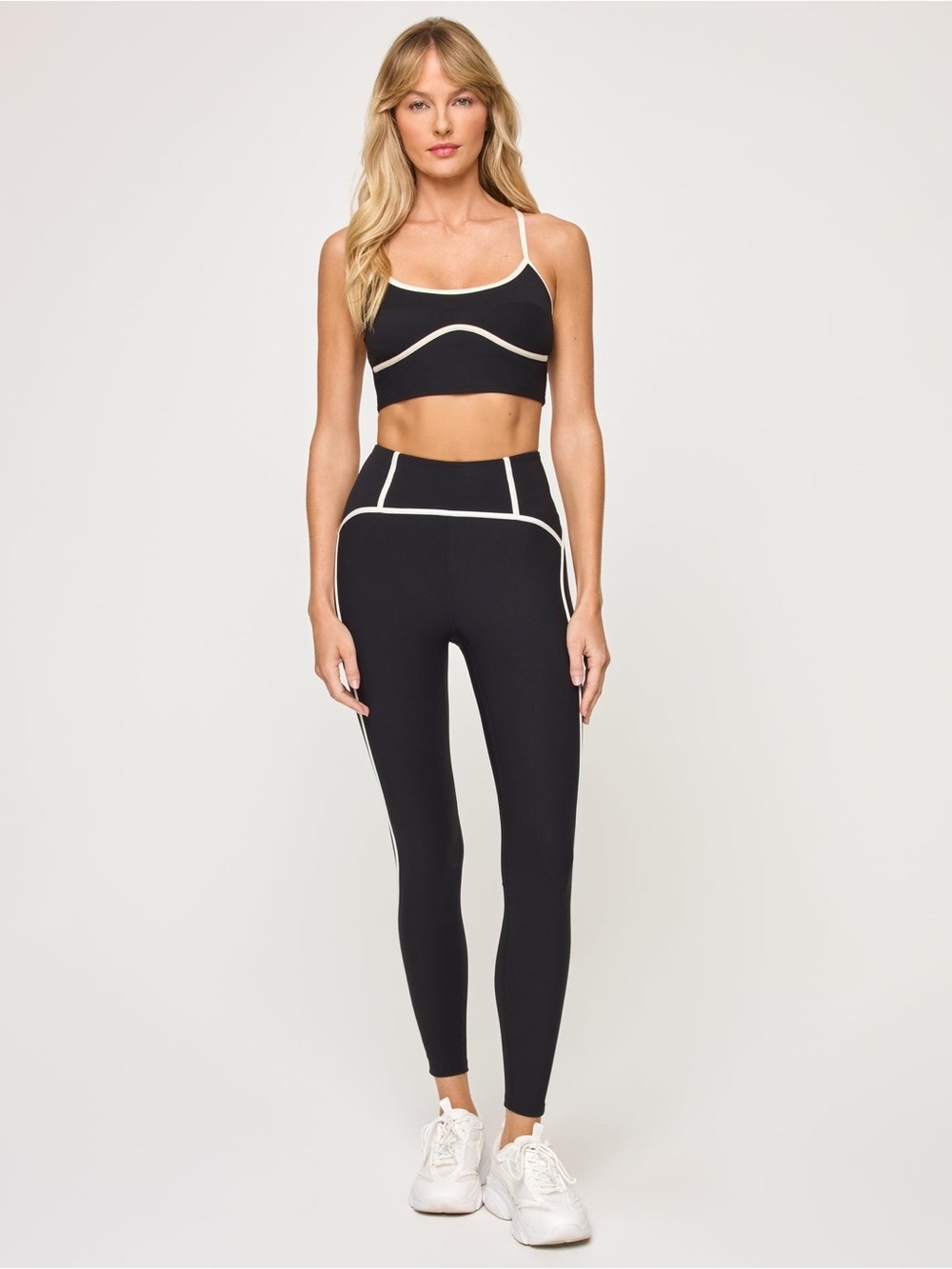 NEW L*SPACE Revel Legging Black White Size Large
